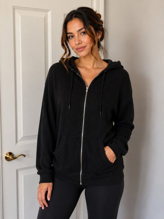 H&M Hoodie Black Size M